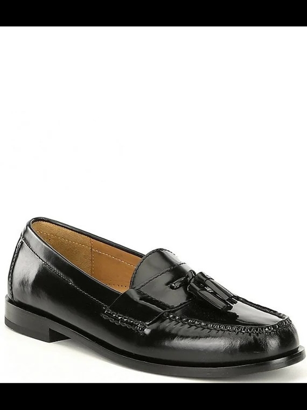 Cole Haan Classic Black Men's Pinch Tassel Loafers Sz 9 EUC 03506